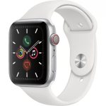 Apple Watch Series 5 (2019) GPS + Cellular 44 mm - Aluminium Silver - Sport band Starlight