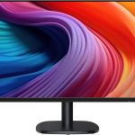 Basics 24 in Monitor, FHD 1080P, Max 100Hz, VESA Compatible, Built-in Speakers, Black