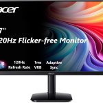 acer KB272 G0bi 27" IPS Full HD (1920 x 1080) Gaming Office Monitor | Adaptive-Sync Support (FreeSync Compatible) | Up to 120Hz Refresh | 1ms (VRB) | sRGB 99% | Tilt | HDMI & VGA Ports